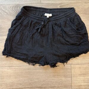 HYFVE Black High Waist Women's Shorts